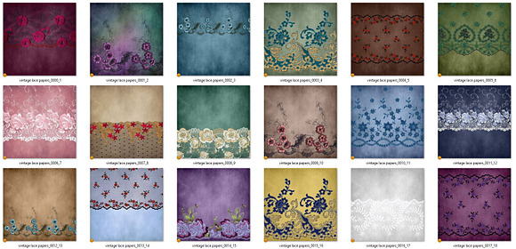Vintage Lace Textures in Textures - product preview 2