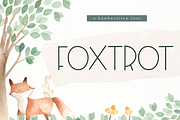 Foxtrot - Handwritten Font