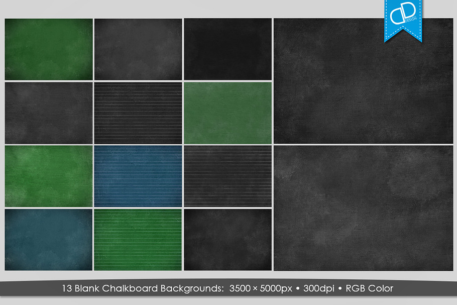 Blank Chalkboard Texture IV. in Textures - product preview 8