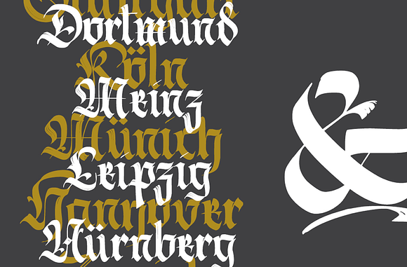 Berliner Fraktur in Blackletter Fonts - product preview 1