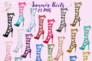 Summer Boots Clipart