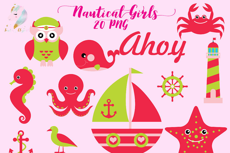 Nautical Clipart for Girls