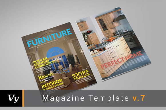 Furniture Magazine Template in Magazine Templates - product preview 4