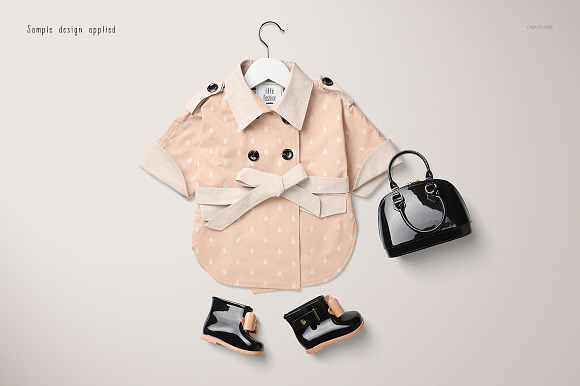 Baby Coat Mockup Set in Product Mockups - product preview 3