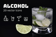 ALCOHOL - vector icons