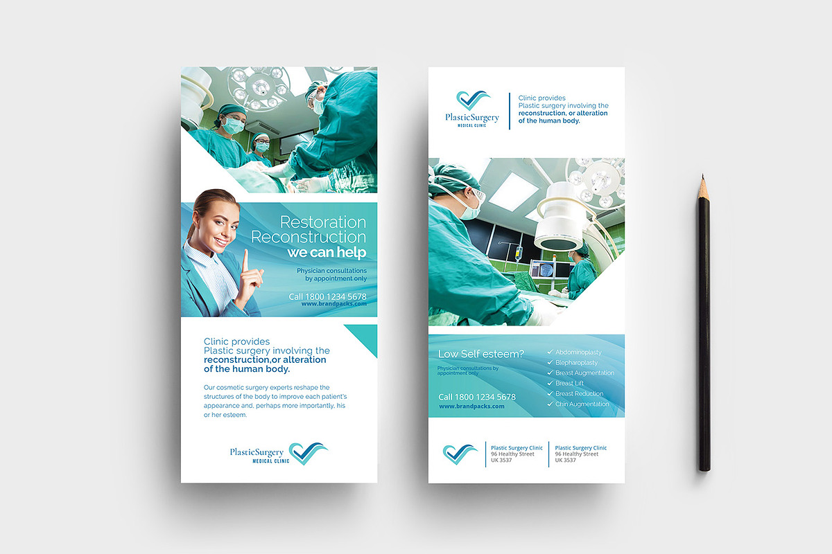 Plastic Surgery DL Card Template in Card Templates - product preview 8
