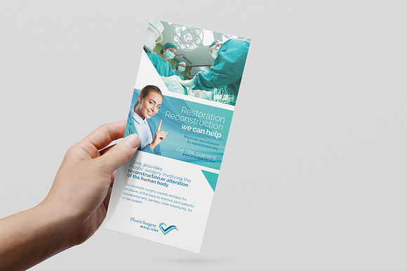 Plastic Surgery DL Card Template in Card Templates - product preview 1