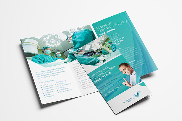 Plastic Surgery Trifold Brochure