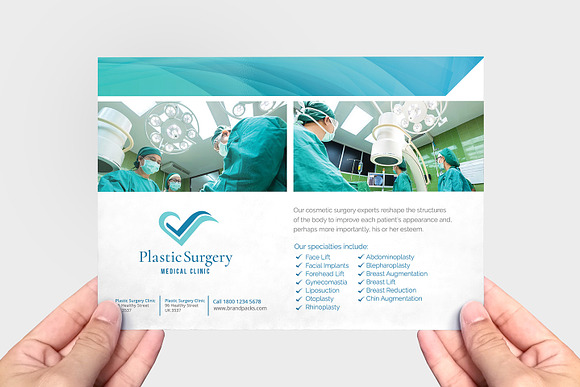 Plastic Surgery Templates Pack in Flyer Templates - product preview 5