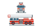 red fire engine