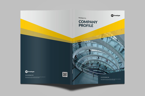 Kreatype Company Profile in Brochure Templates - product preview 3