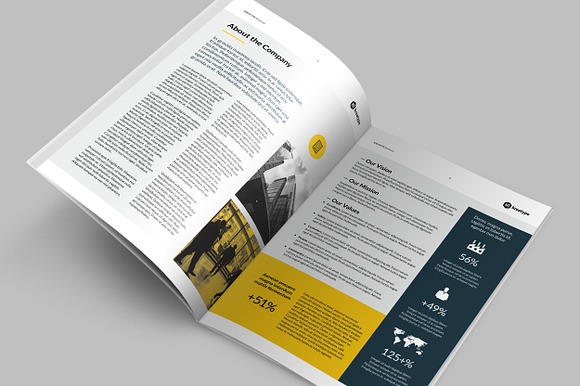 Kreatype Company Profile in Brochure Templates - product preview 4