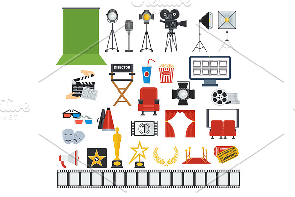 cinema and videoprodaction icons