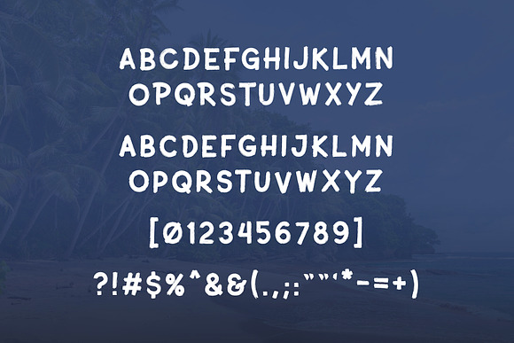 Sublime Beach Brush Font in Scary Fonts - product preview 1