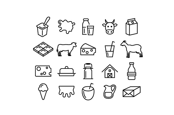 400+ outline FOOD ICONS in Food Icons - product preview 6