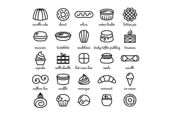 400+ outline FOOD ICONS in Food Icons - product preview 11