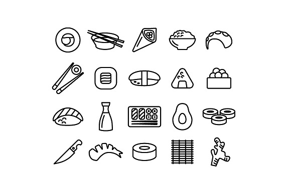 400+ outline FOOD ICONS in Food Icons - product preview 20