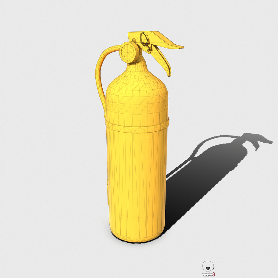Fire extinguisher PBR in 3D - product preview 5