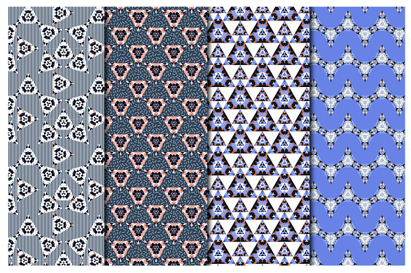 Vector patterns. Tribal collection in Patterns - product preview 1