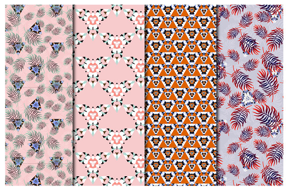 Vector patterns. Tribal collection in Patterns - product preview 2