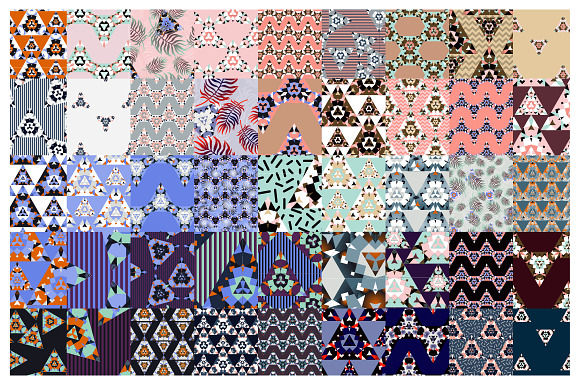 Vector patterns. Tribal collection in Patterns - product preview 4