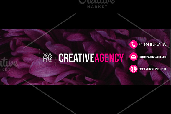 Creative Agency Twitter Header (PSD) in Twitter Templates - product preview 1