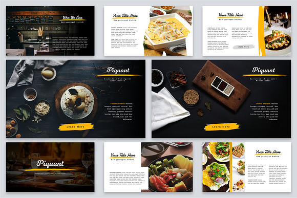 Piquant Powerpoint Template in PowerPoint Templates - product preview 2