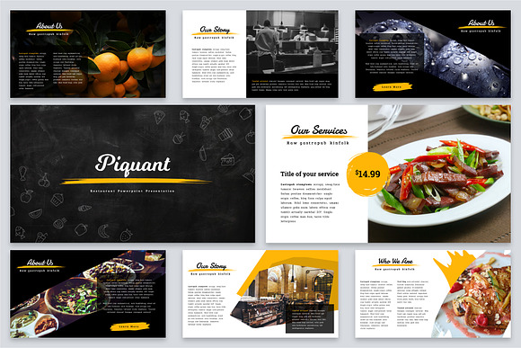 Piquant Powerpoint Template in PowerPoint Templates - product preview 4