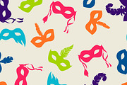 Seamless patterns with masks.