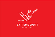 Extreme sport logo.