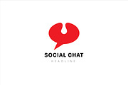 Social chat logo.