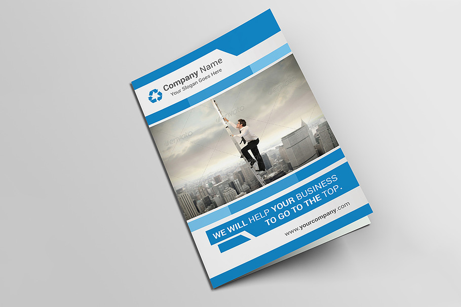Corporate Business BiFold Brochure in Brochure Templates - product preview 8