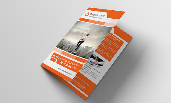 Corporate Business BiFold Brochure in Brochure Templates - product preview 3