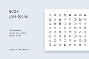 Line Icons Pack - modern & simple
