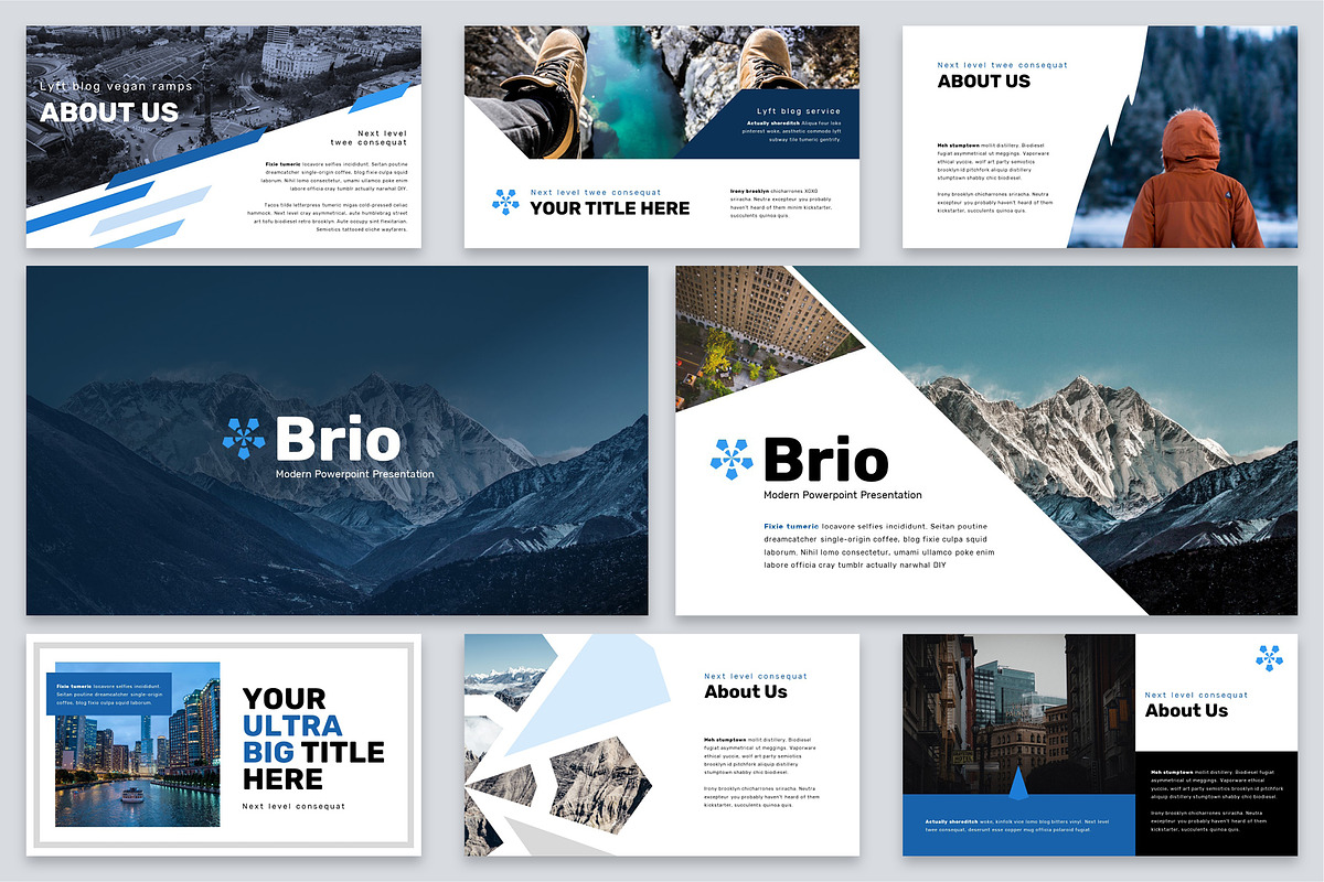 Brio Business Powerpoint Template in PowerPoint Templates - product preview 8