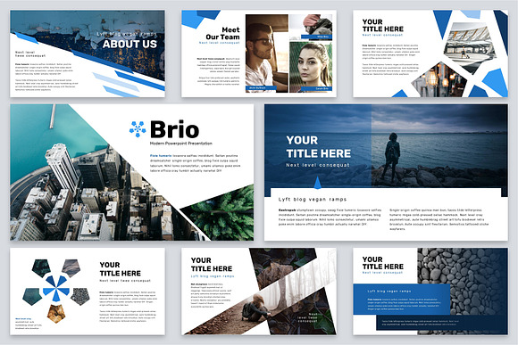 Brio Business Powerpoint Template in PowerPoint Templates - product preview 2