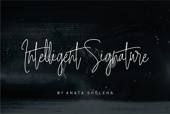 Intelligent Signature in Script Fonts - product preview 1