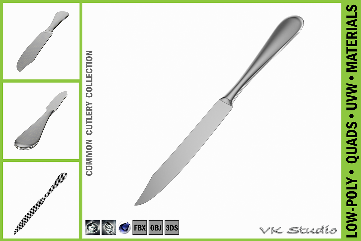 Fruit Knife Common Cutlery in Appliances - product preview 8