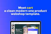 Cart one product webshop 