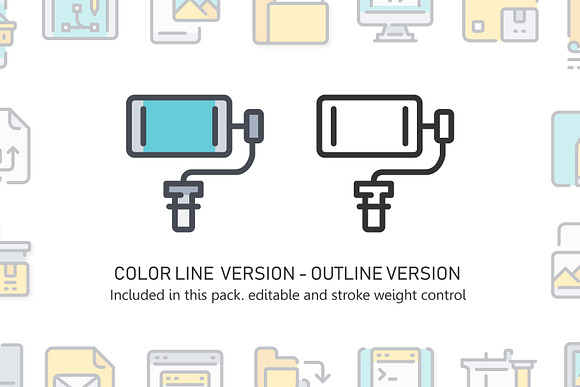 260 Color Line Icon x2 in Simple Line Icons - product preview 2