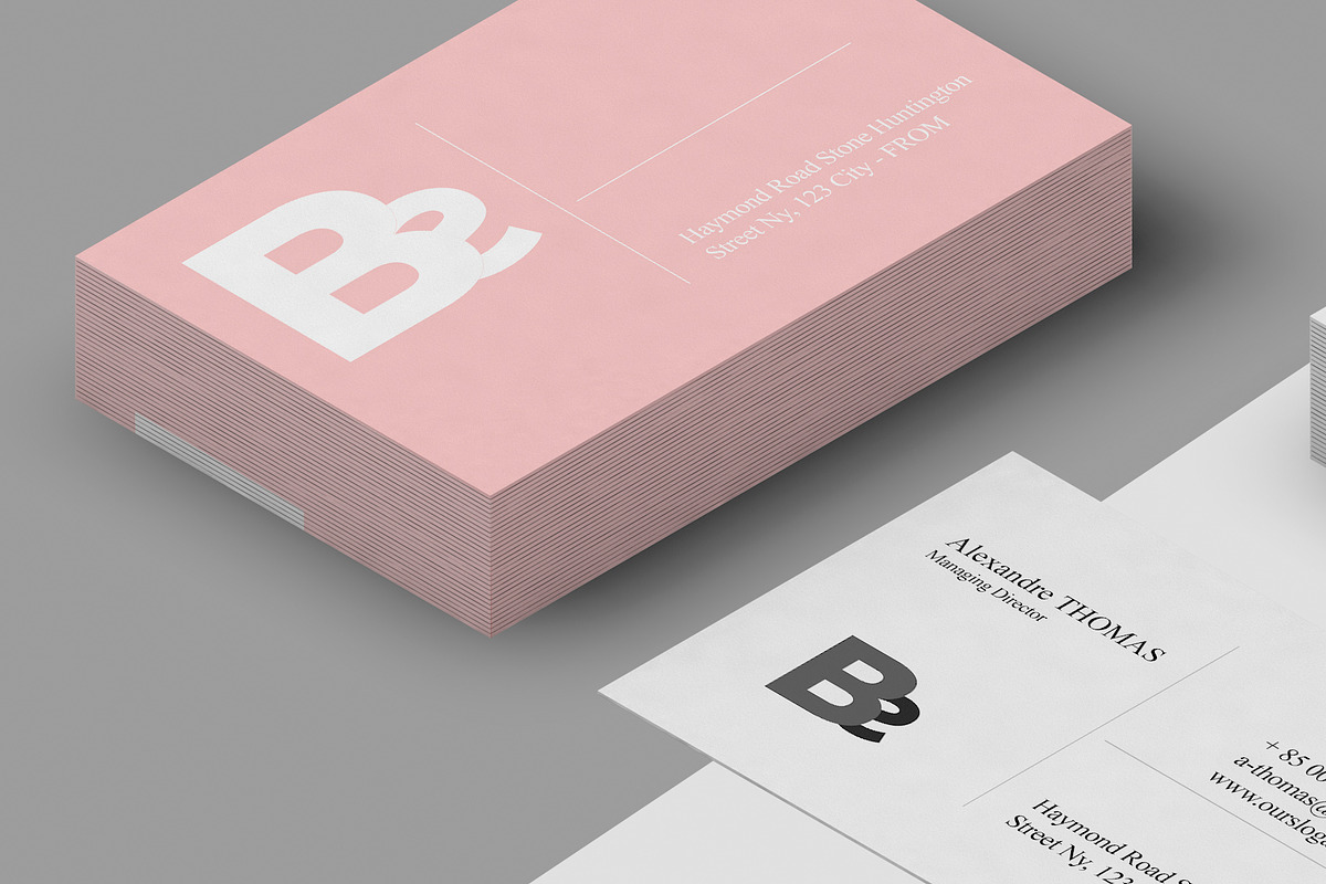 Psd Business Card Mockup in Print Mockups - product preview 8