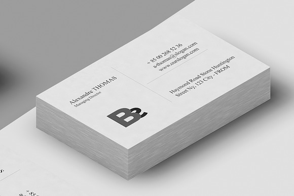 Psd Business Card Mockup in Print Mockups - product preview 1