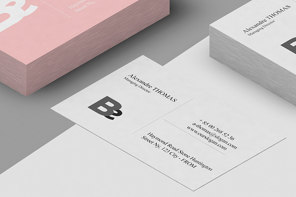 Psd Business Card Mockup in Print Mockups - product preview 2