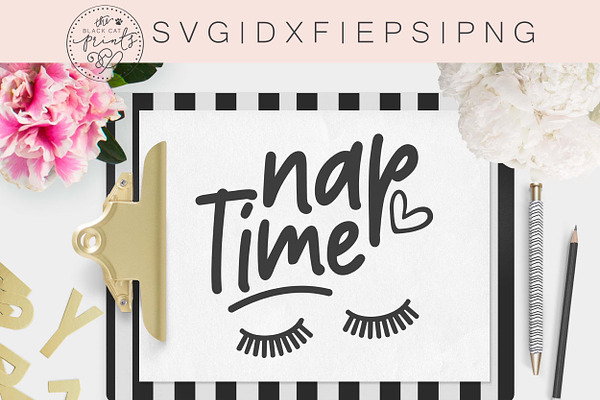 Nap Time SVG DXF PNG EPS