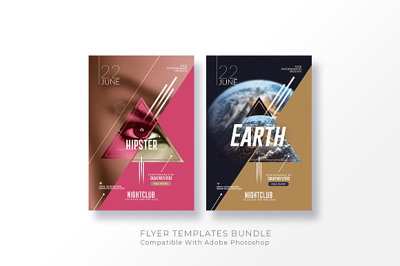 10 Minimal Flyer Templates Bundle in Flyer Templates - product preview 2