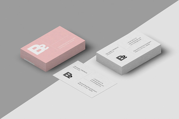 Psd Business Card Mockup in Print Mockups - product preview 3