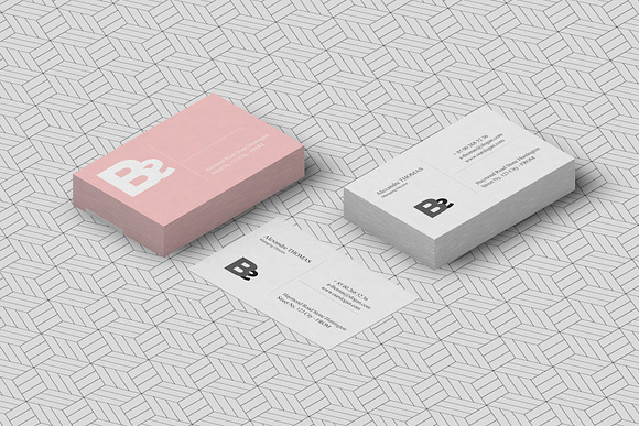 Psd Business Card Mockup in Print Mockups - product preview 4