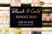 Blush & Gold Dreams Papers