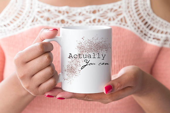 Woman holding mug in Product Mockups - product preview 2