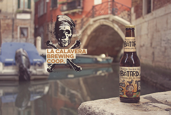 Venetian Boat Duo | Beer Mockup in Product Mockups - product preview 3